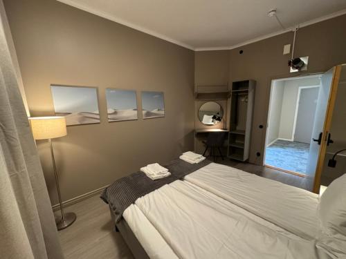 Postel nebo postele na pokoji v ubytování My Hostel Lidköping
