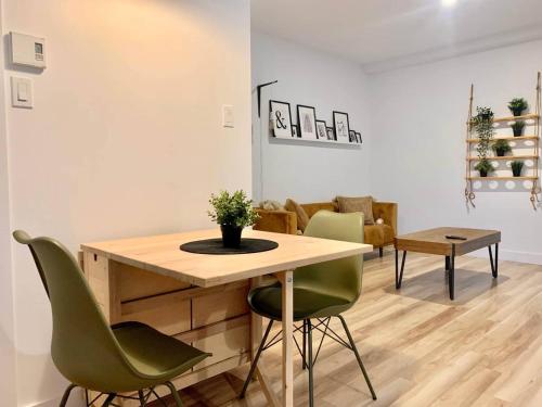 Χώρος καθιστικού στο Condos St-Côme - Bohémien, au coeur des activités