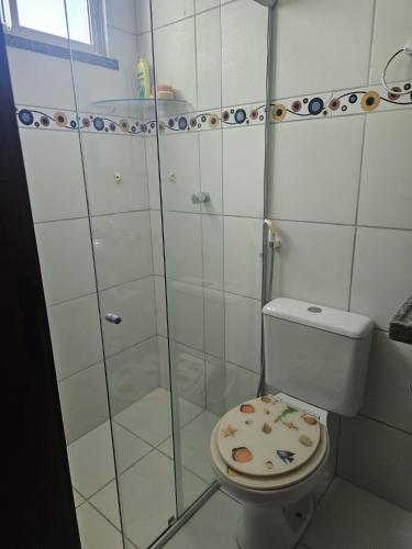 Phòng tắm tại APARTAMENTO Cd Marina 3 Praia Morro Branco CE