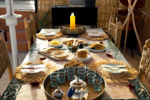 Comida en la casa vacacional o alrededores