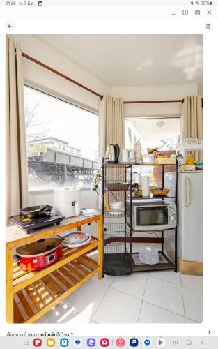Η κουζίνα ή μικρή κουζίνα στο Feel Easy Cozy Place, Heart Of Nimman