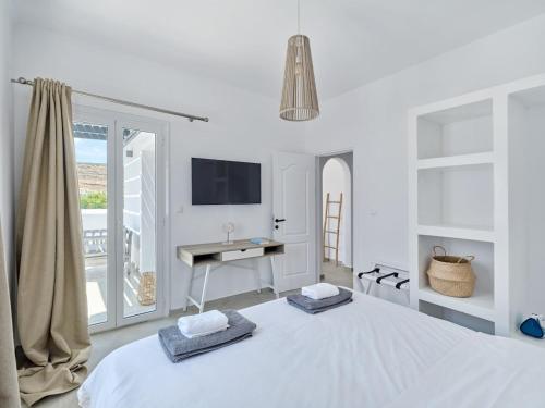 Кровать или кровати в номере Topaz apartment