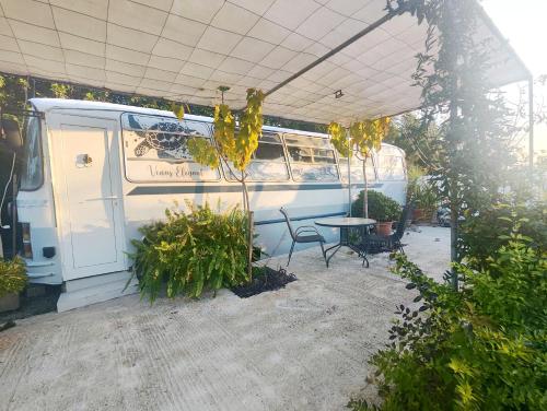 Zahrada ubytování Couples Getaway Bus