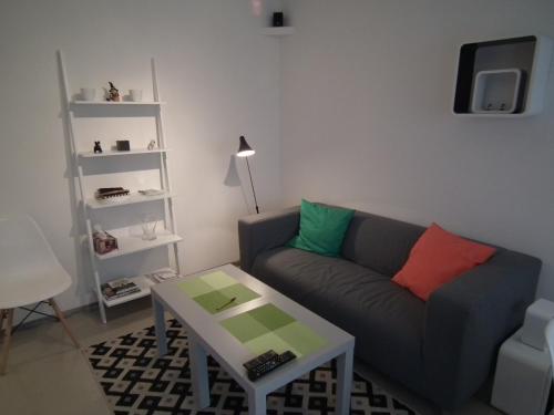 Khu vực ghế ngồi tại Kazimir Apartament Lodz