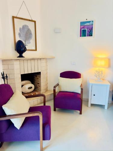 Posezení v ubytování Amoredimare Casa Vacanze
