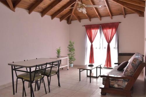 Posezení v ubytování Casa Amapola