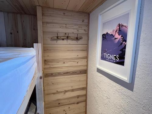 Studio rénové à Tignes, proche pistes, balcon, animaux acceptés