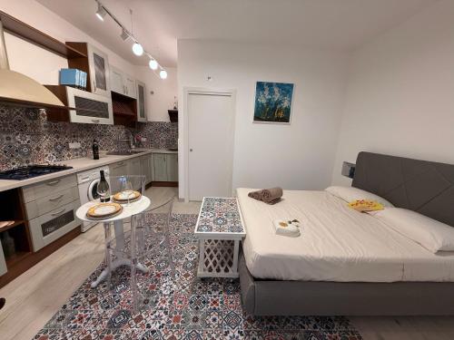 Kuchyň nebo kuchyňský kout v ubytování Casa D'Amore Lipari
