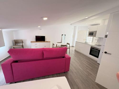 Kuchyň nebo kuchyňský kout v ubytování Apartamentos Carmela