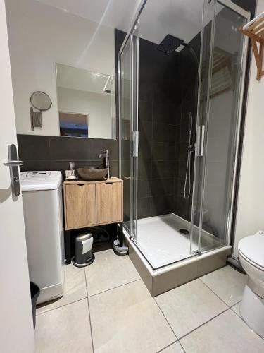 Bilik mandi di Jaune Génépi - 4 personnes - 49m2 et 17m2 terrasse