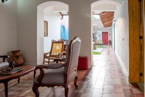 Χώρος καθιστικού στο La Casa de Isa