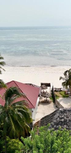 a view of the beach from a resort at Zanzibar beach escape 1&2 in Bwejuu