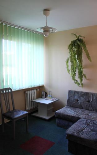 Ruang duduk di Hostel Barbórka