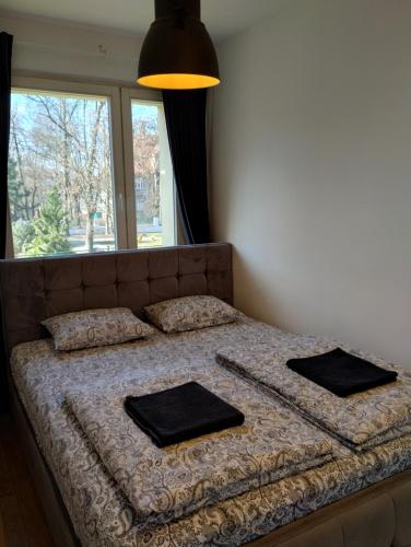 Posteľ alebo postele v izbe v ubytovaní Park Redena Katowice/Chorzów