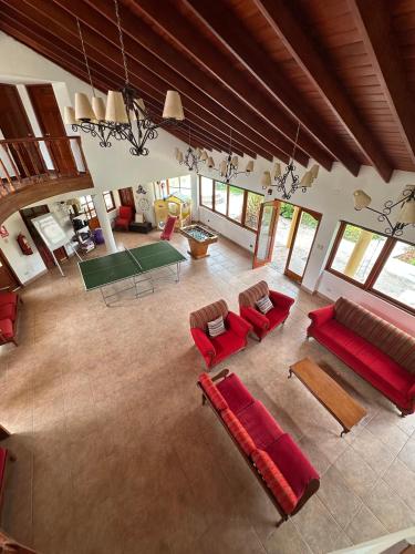 Χώρος καθιστικού στο Hotel Mabey Urubamba