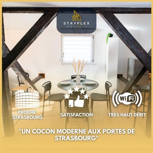 Le Cosy du Brasseur - Magnifique Duplex Schiltigheim, Proche Strasbourg