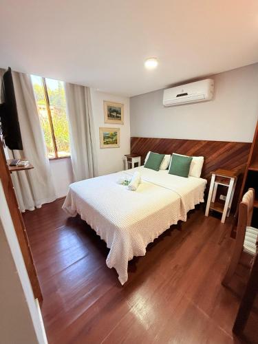 EcoHotel Vale do Solにあるベッド