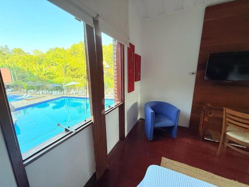EcoHotel Vale do Solの敷地内または近くにあるプール