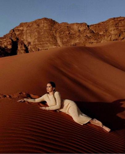 Tetamu yang menginap di Taj Wadi Rum camp