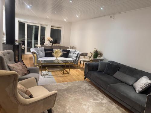Ruang duduk di Best Stay in Limhamn Malmö