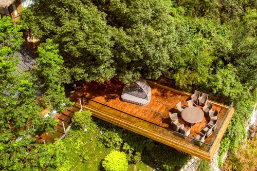 Un jardín fuera de Ethnic Hundred-years Elysian Culture&Art Scholar Resorts