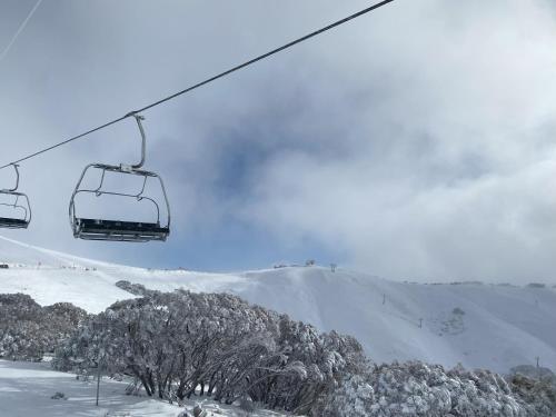 Dibbin’s Chalet durante el invierno