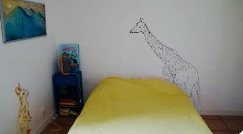 Postel nebo postele na pokoji v ubytování Calme et Volupté dans cette jolie landaise