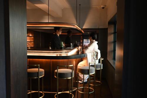 Lounge nebo bar v ubytování Marufukuro