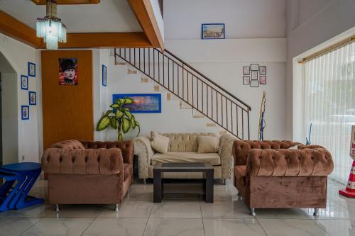 Posezení v ubytování Sazak Hotel