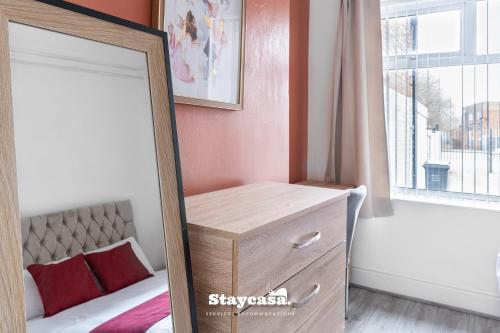 Postel nebo postele na pokoji v ubytování Alma Co-living - Private Room Self-cater