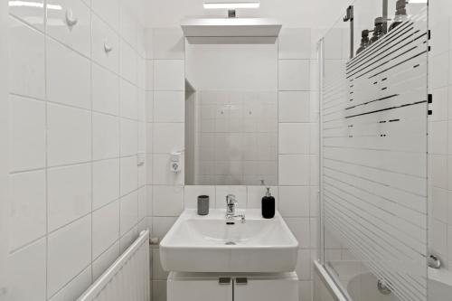 Phòng tắm tại Cozy Living Apartment "Amadeus" - free parking