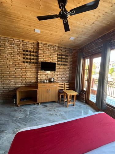 Kuchyň nebo kuchyňský kout v ubytování Hotel Paul Villa