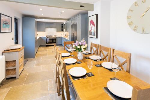 Ruang duduk di Barn Conversion in North Petherton