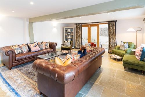 Ruang duduk di Barn Conversion in North Petherton
