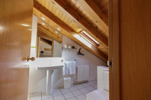 Koupelna v ubytování HOTEL LAMOGA