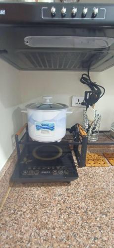 a food processor sitting on top of a counter at Chic and Affordable Studio in Davao City