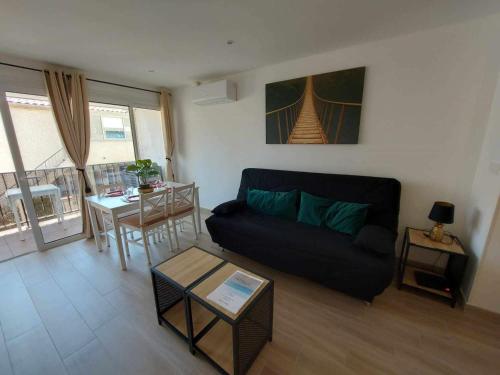 Appartement lumineux rénové proche plage, climatisé, 5 couchages, parking inclus - FR-1-423-188