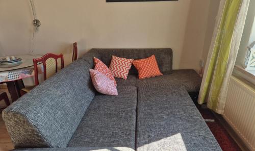 Ruang duduk di Ferienwohnung in Neuhof-Penkun
