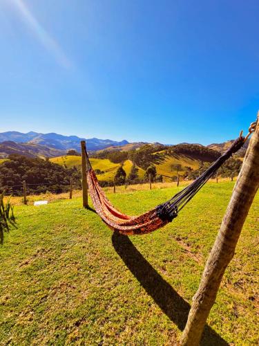 Landskap semula jadi dekat dengan chalet