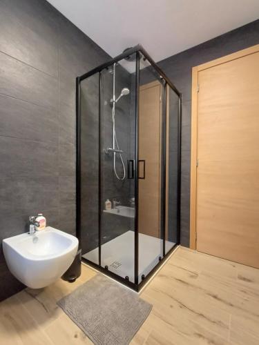 Ένα μπάνιο στο Mountain & Lodge