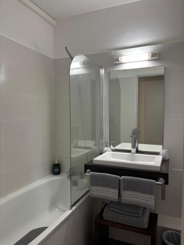 Koupelna v ubytování Studio Mahana