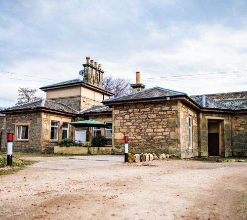 Bygningen som feriehuset ligger i