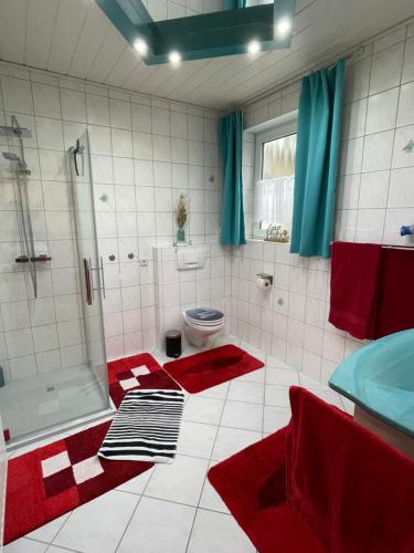 Koupelna v ubytování Ankerplatz