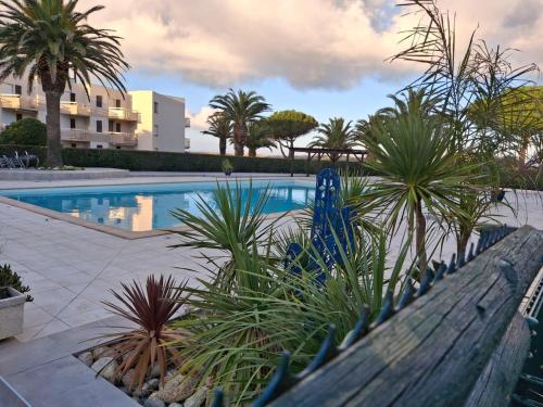 Studio avec piscine et accès direct à la plage