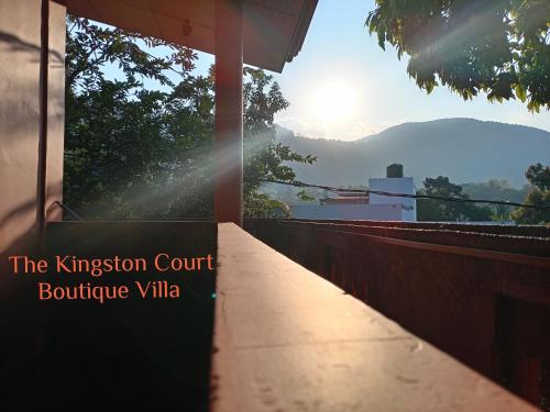 a view from the kingdom court boutique villa with the sun shining at The Kingston Court in Kandy