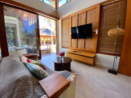 TV a/nebo společenská místnost v ubytování Manduna Resort