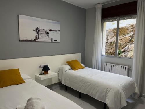 Postel nebo postele na pokoji v ubytování Hotel Venezuela