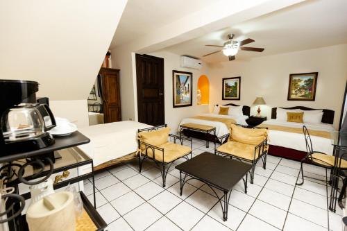 Posezení v ubytování Hotel Camino Maya