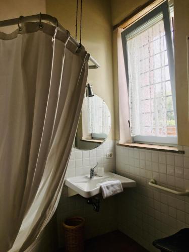 Koupelna v ubytování CasaLeMonache appartamenti in casale in Umbria