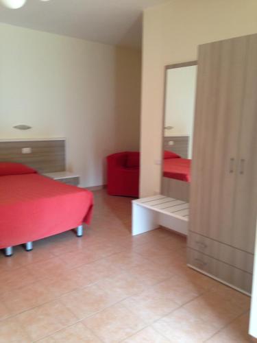 Ένα ή περισσότερα κρεβάτια σε δωμάτιο στο Hotel Villa San Giuseppe